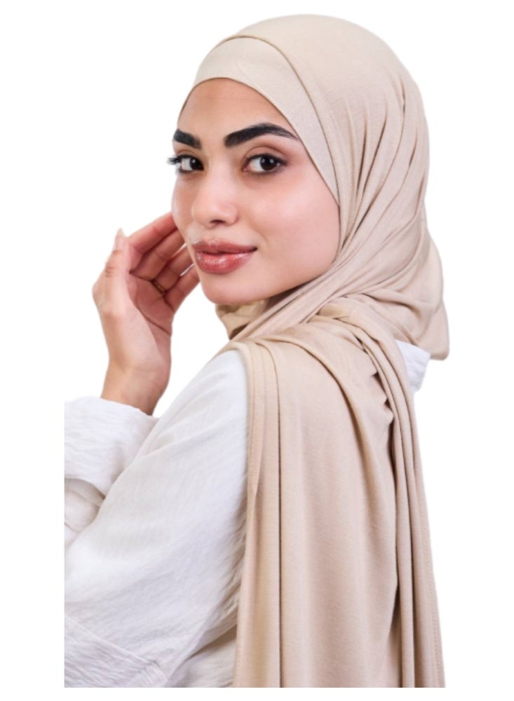 Luxury Cotton Gillette Scarf with Comfortable Tie Bandana - 2m Length, 60cm Width - Solid Colors, 100% Pure Cotton Gillette Seamless Material. - Image 1